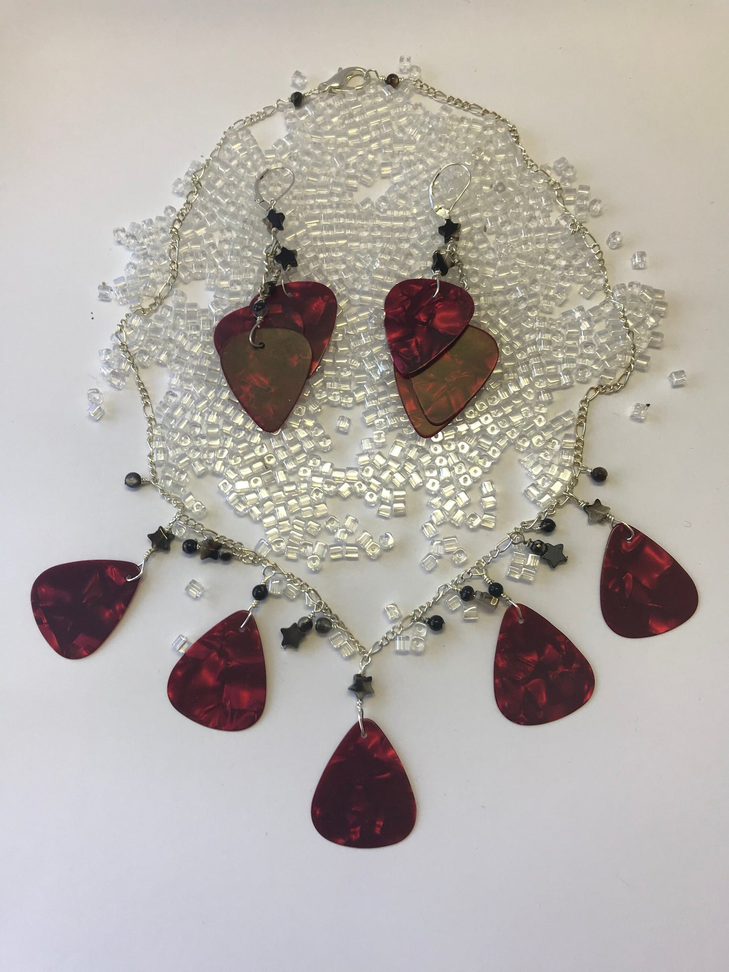 Guitar pick necklace