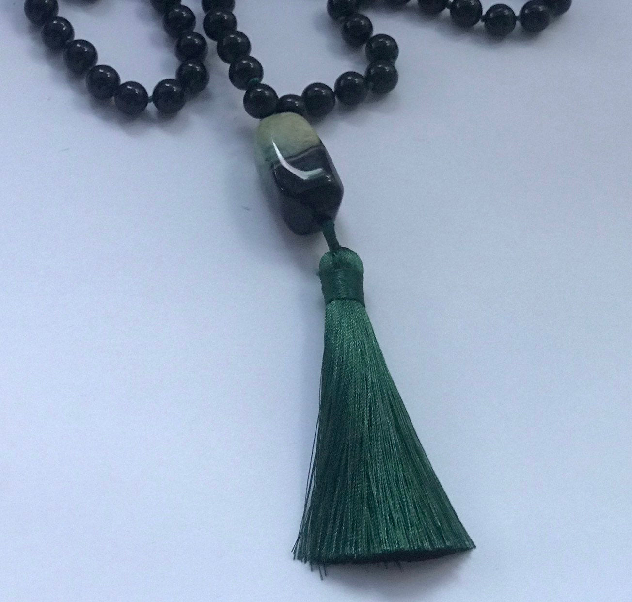 Black Onyx Mala Prayer Beads