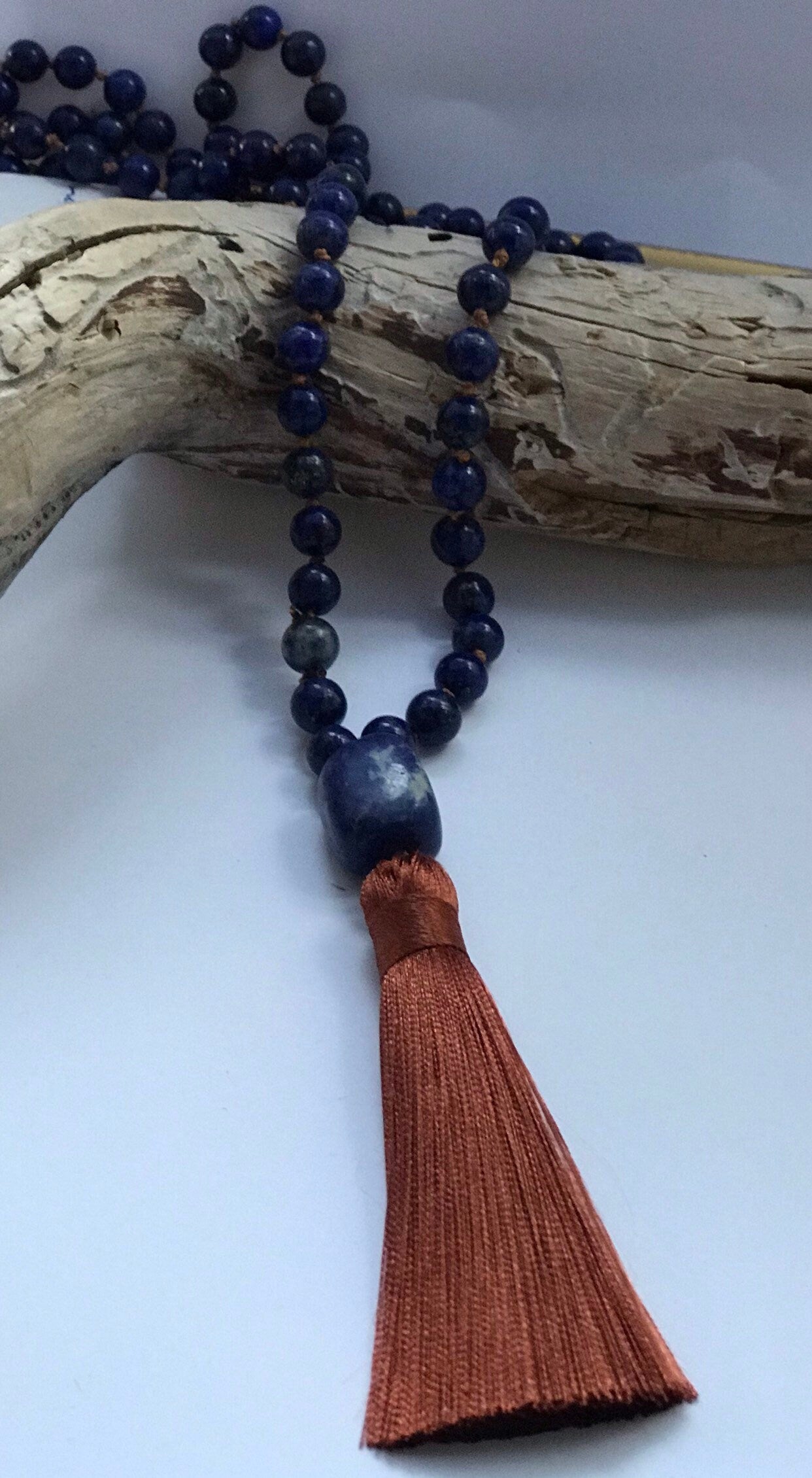 Lapis Mala Prayer Beads