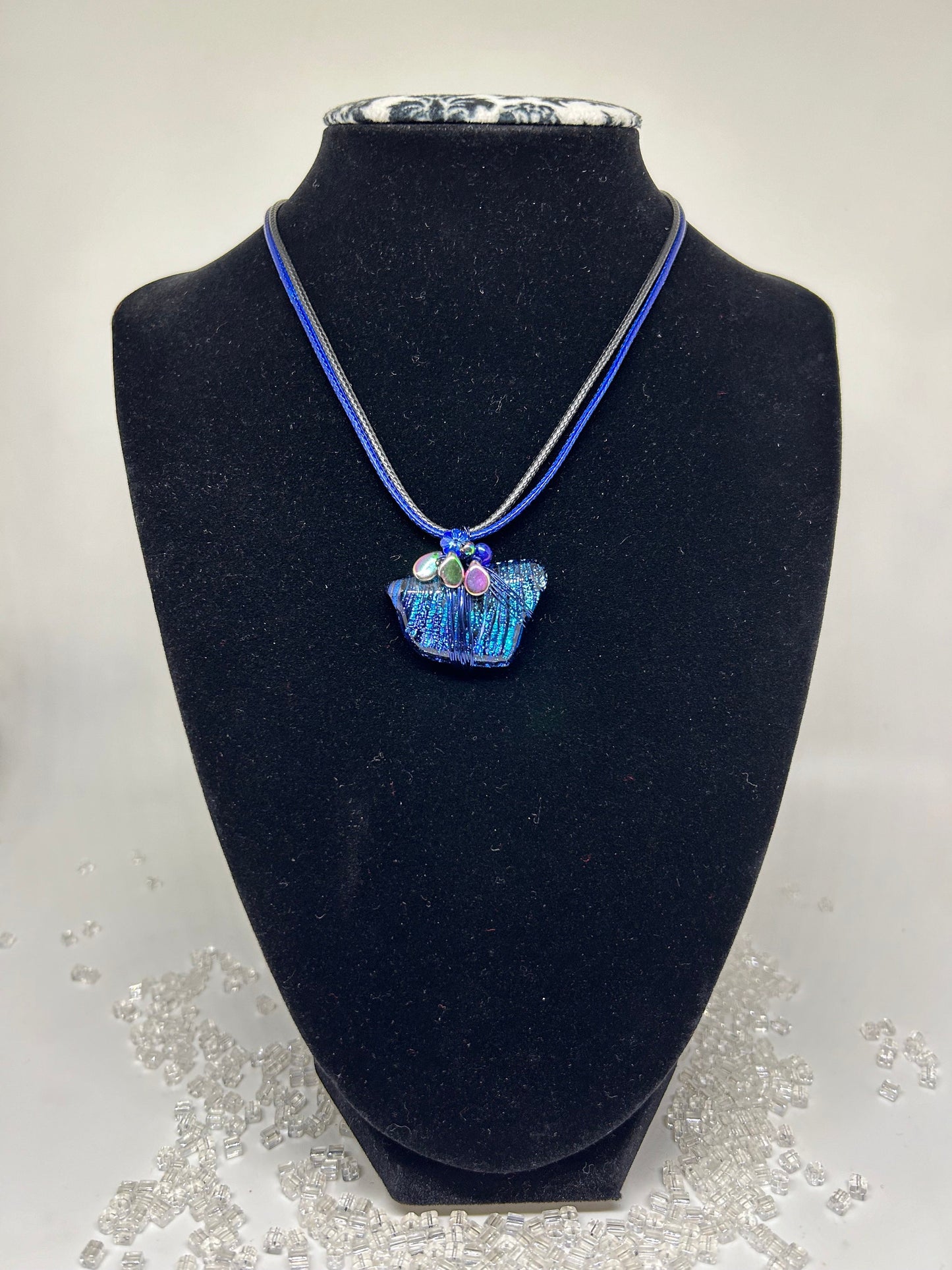 Dichroic Glass Necklace