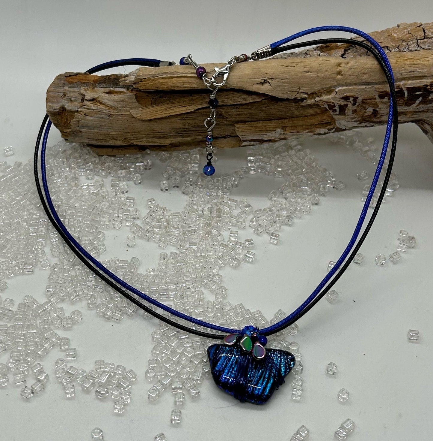 Dichroic Glass Necklace