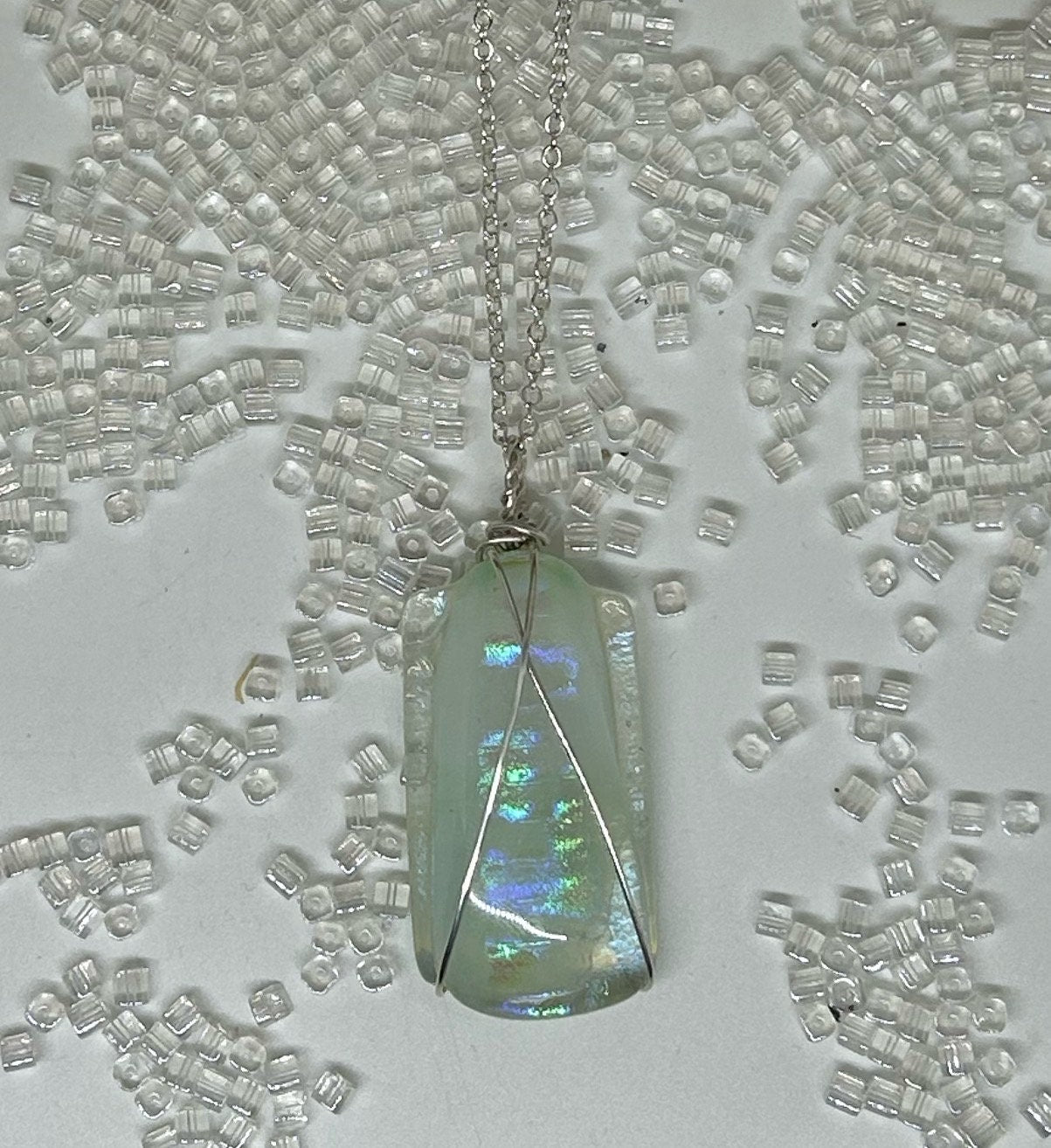 Xtra Dichroic Glass Necklace